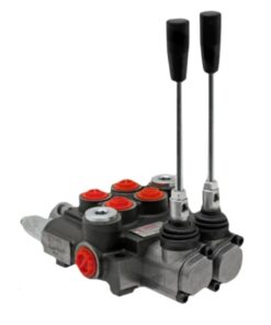 Hidraulika elosztó 2 karos 2x1/2" 4x3/8" 40L/p