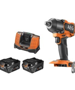 AEG BSS 18MTF12BL-402C akkus ütvecsavarozó 18 V, 785 Nm, 1/2" befogás (2 x 4.0 Ah Li-ion akkuval, kofferben)